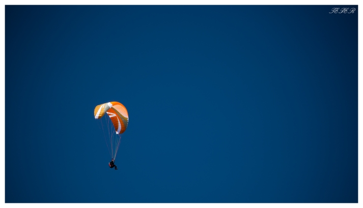 Perfect day for it. Paraglider above Schwangau, Bavaria. 5D Mark III | 100-400mm f4.5-5.6L IS II.