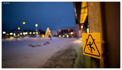 Watch your step. Narvik, Norway. Canon 5D Mark III | 24mm 1.4 Art