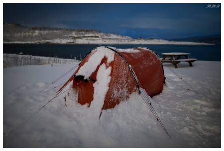 A little snow overnight. Evenes Norway. Canon 5D Mark III | 24mm 1.4 Art